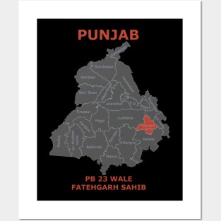 PB 23 Wale FatehGarh Sahib Posters and Art